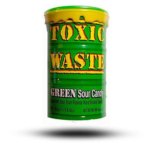 Toxic Waste Green Sour Candy 42g